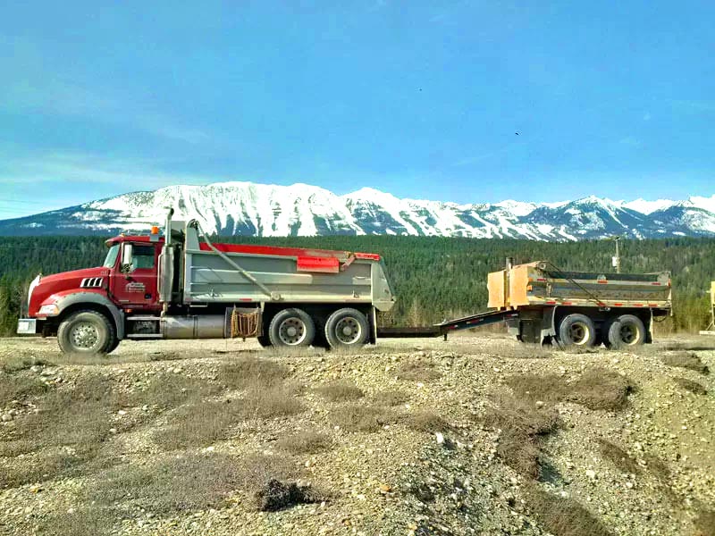 Aggregate Services at Brian Jackson Contracting - Golden, BC